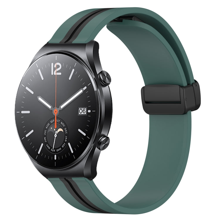 Cinturino in silicone con chiusura magnetica pieghevole da 22 mm, For Xiaomi MI Watch S1, For Xiaomi MI Watch S1 Pro