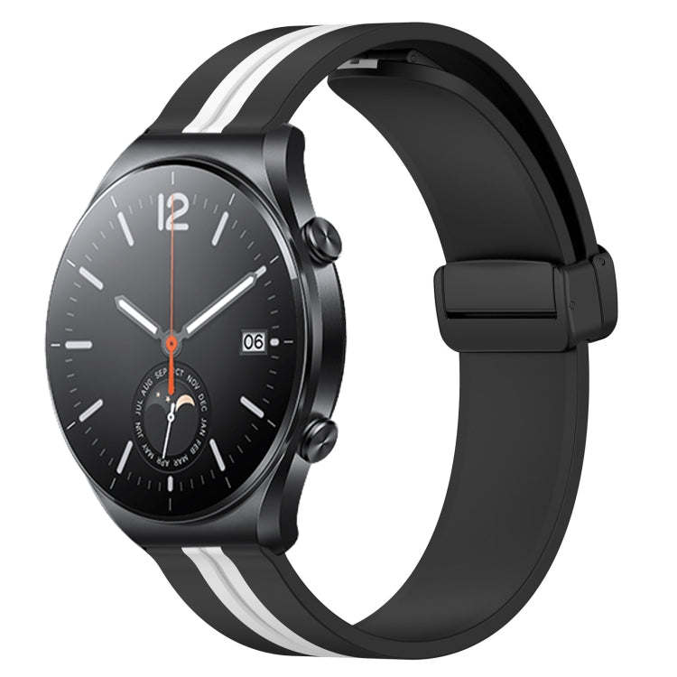 Cinturino in silicone con chiusura magnetica pieghevole da 22 mm, For Xiaomi MI Watch S1, For Xiaomi MI Watch S1 Pro