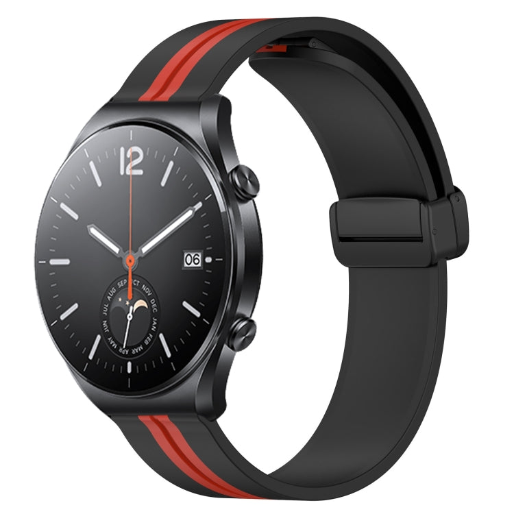Cinturino in silicone con chiusura magnetica pieghevole da 22 mm, For Xiaomi MI Watch S1, For Xiaomi MI Watch S1 Pro