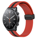 Cinturino in silicone con chiusura magnetica pieghevole da 22 mm, For Xiaomi MI Watch S1, For Xiaomi MI Watch S1 Pro