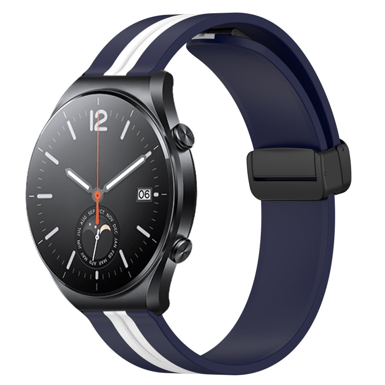 Cinturino in silicone con chiusura magnetica pieghevole da 22 mm, For Xiaomi MI Watch S1, For Xiaomi MI Watch S1 Pro