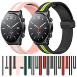 Cinturino in silicone con chiusura magnetica pieghevole da 22 mm, For Xiaomi MI Watch S1, For Xiaomi MI Watch S1 Pro