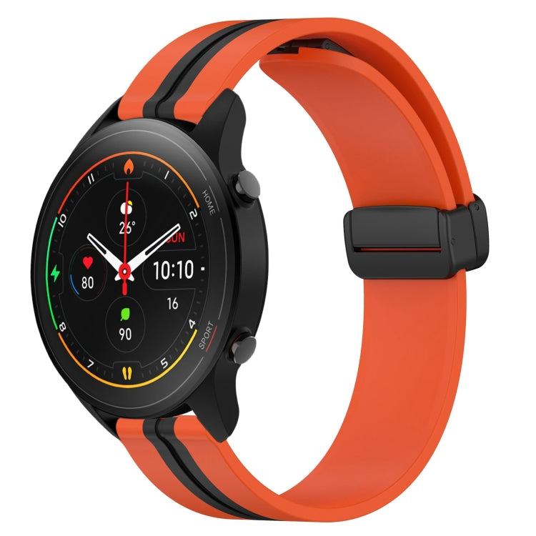 Cinturino in silicone con chiusura magnetica pieghevole da 22 mm, For Xiaomi MI Watch S1, For Xiaomi MI Watch S1 Pro