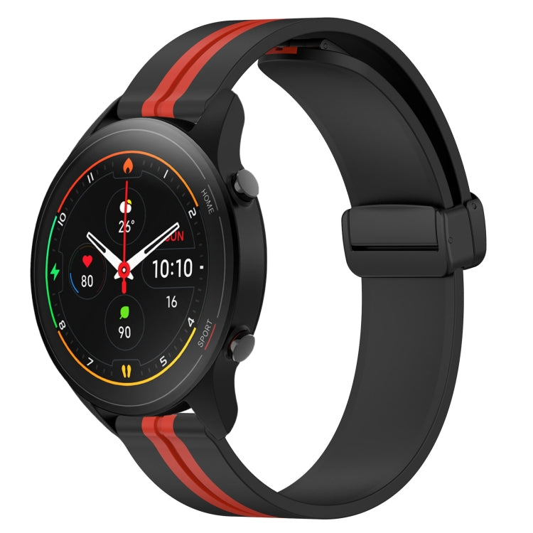 Cinturino in silicone con chiusura magnetica pieghevole da 22 mm, For Xiaomi MI Watch S1, For Xiaomi MI Watch S1 Pro