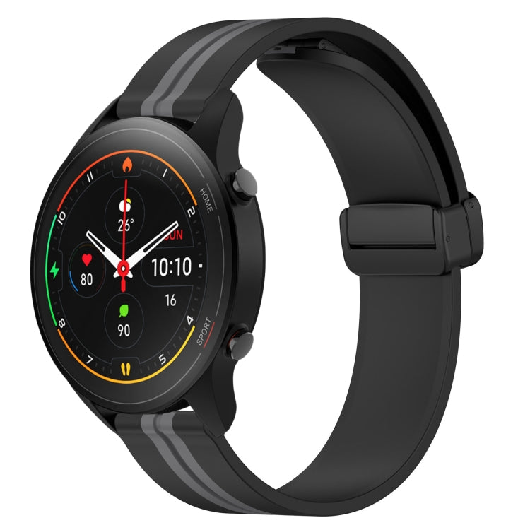 Cinturino in silicone con chiusura magnetica pieghevole da 22 mm, For Xiaomi MI Watch S1, For Xiaomi MI Watch S1 Pro