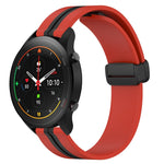 Cinturino in silicone con chiusura magnetica pieghevole da 22 mm, For Xiaomi MI Watch S1, For Xiaomi MI Watch S1 Pro