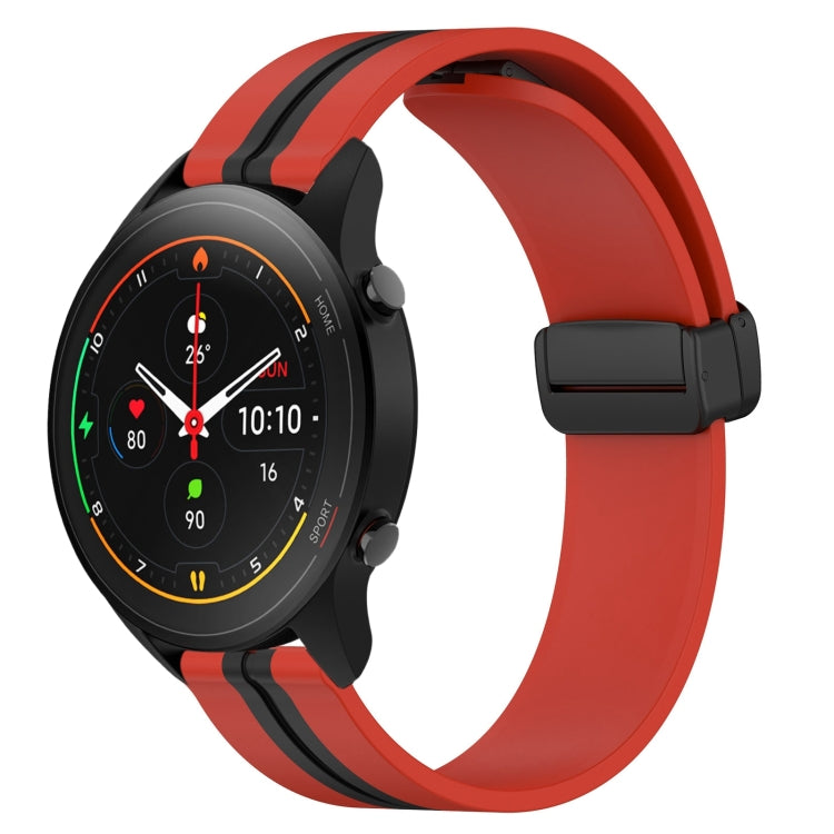 Cinturino in silicone con chiusura magnetica pieghevole da 22 mm, For Xiaomi MI Watch S1, For Xiaomi MI Watch S1 Pro