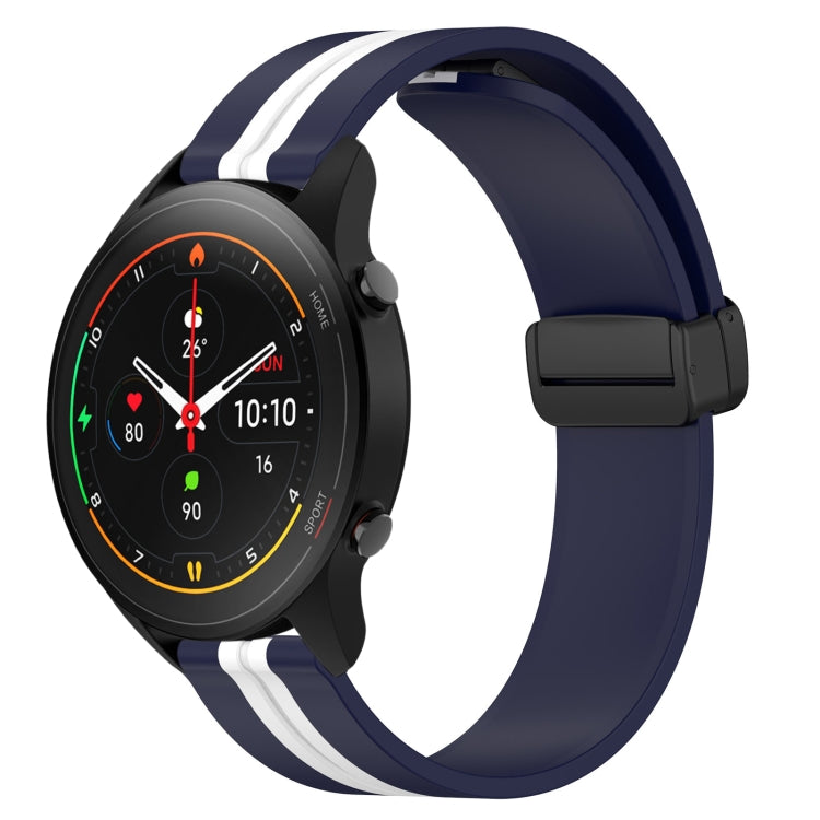 Cinturino in silicone con chiusura magnetica pieghevole da 22 mm, For Xiaomi MI Watch S1, For Xiaomi MI Watch S1 Pro