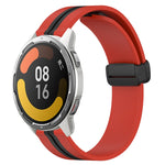 Cinturino in silicone con chiusura magnetica pieghevole da 22 mm, For Xiaomi MI Watch Color 2, For Xiaomi MI Watch Sport
