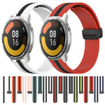 Cinturino in silicone con chiusura magnetica pieghevole da 22 mm, For Xiaomi MI Watch Color 2, For Xiaomi MI Watch Sport