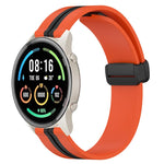 Cinturino in silicone con chiusura magnetica pieghevole da 22 mm, For Xiaomi MI Watch Color 2, For Xiaomi MI Watch Sport