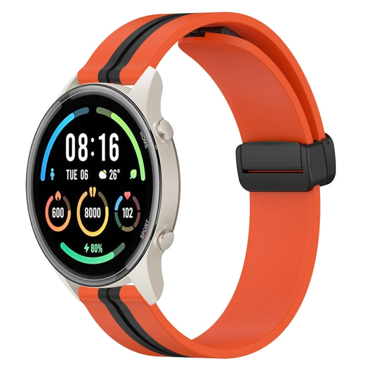 Cinturino in silicone con chiusura magnetica pieghevole da 22 mm, For Xiaomi MI Watch Color 2, For Xiaomi MI Watch Sport