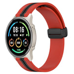 Cinturino in silicone con chiusura magnetica pieghevole da 22 mm, For Xiaomi MI Watch Color 2, For Xiaomi MI Watch Sport