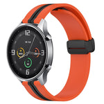 Cinturino in silicone con chiusura magnetica pieghevole da 22 mm, For Xiaomi MI Watch Color