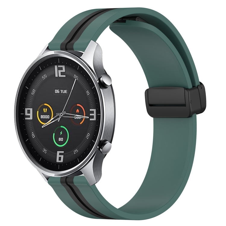 Cinturino in silicone con chiusura magnetica pieghevole da 22 mm, For Xiaomi MI Watch Color