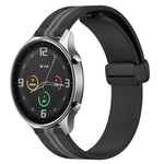 Cinturino in silicone con chiusura magnetica pieghevole da 22 mm, For Xiaomi MI Watch Color