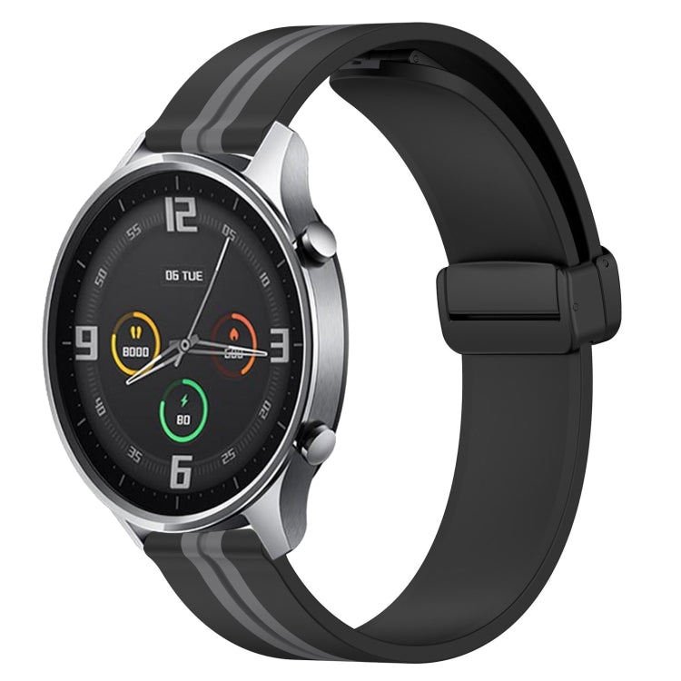Cinturino in silicone con chiusura magnetica pieghevole da 22 mm, For Xiaomi MI Watch Color