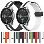 Cinturino in silicone con chiusura magnetica pieghevole da 22 mm, For Xiaomi MI Watch Color