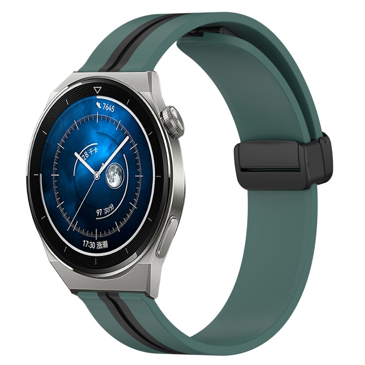 Cinturino in silicone con chiusura magnetica pieghevole da 22 mm, For Huawei Watch GT3 Pro 46mm, For Huawei Watch GT3 46mm