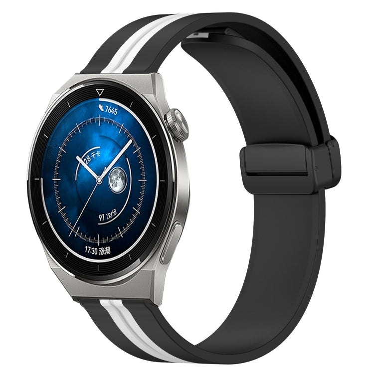 Cinturino in silicone con chiusura magnetica pieghevole da 22 mm, For Huawei Watch GT3 Pro 46mm, For Huawei Watch GT3 46mm