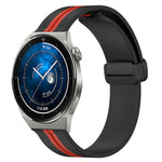 Cinturino in silicone con chiusura magnetica pieghevole da 22 mm, For Huawei Watch GT3 Pro 46mm, For Huawei Watch GT3 46mm