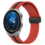 Cinturino in silicone con chiusura magnetica pieghevole da 22 mm, For Huawei Watch GT3 Pro 46mm, For Huawei Watch GT3 46mm