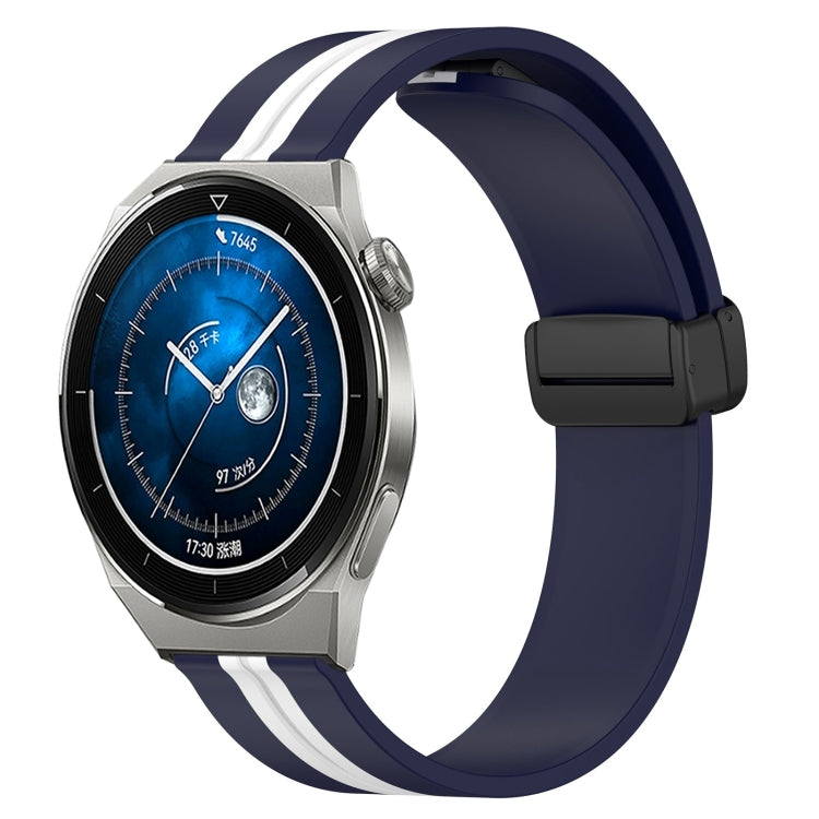 Cinturino in silicone con chiusura magnetica pieghevole da 22 mm, For Huawei Watch GT3 Pro 46mm, For Huawei Watch GT3 46mm