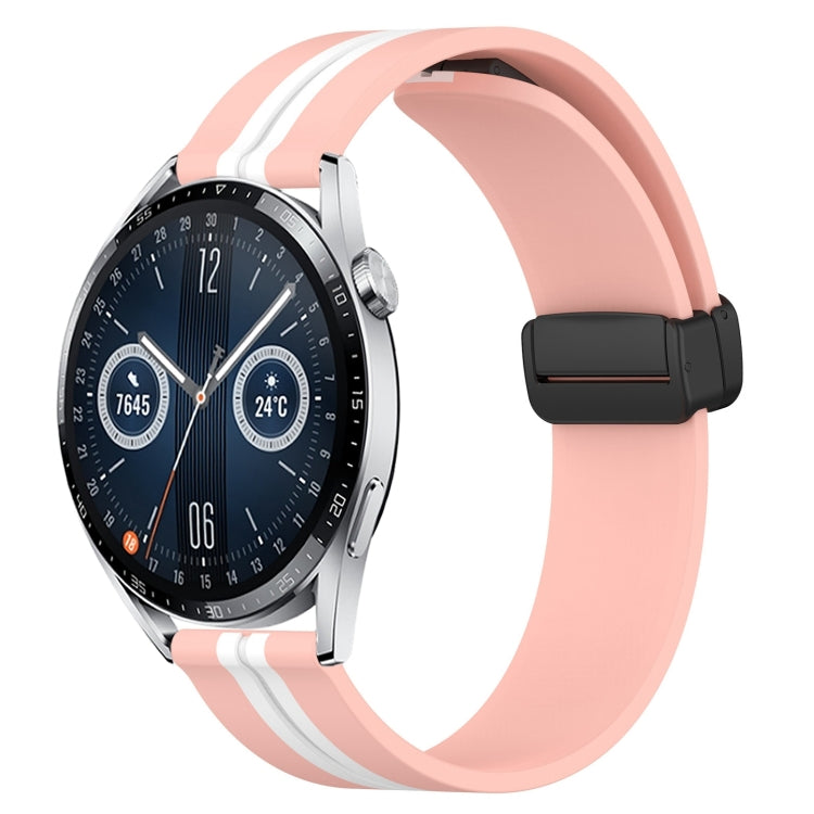 Cinturino in silicone con chiusura magnetica pieghevole da 22 mm, For Huawei Watch GT3 Pro 46mm, For Huawei Watch GT3 46mm