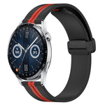 Cinturino in silicone con chiusura magnetica pieghevole da 22 mm, For Huawei Watch GT3 Pro 46mm, For Huawei Watch GT3 46mm