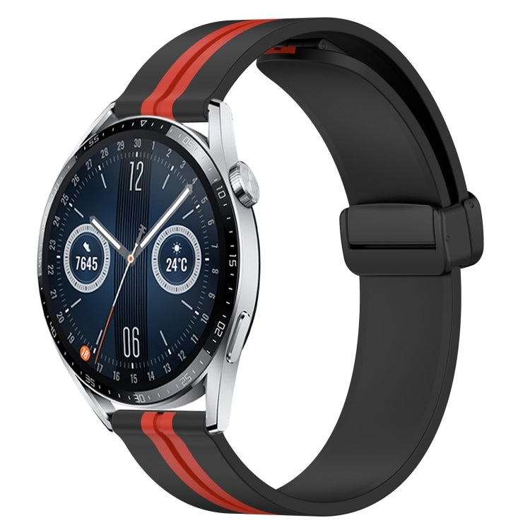 Cinturino in silicone con chiusura magnetica pieghevole da 22 mm, For Huawei Watch GT3 Pro 46mm, For Huawei Watch GT3 46mm
