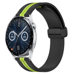 Cinturino in silicone con chiusura magnetica pieghevole da 22 mm, For Huawei Watch GT3 Pro 46mm, For Huawei Watch GT3 46mm