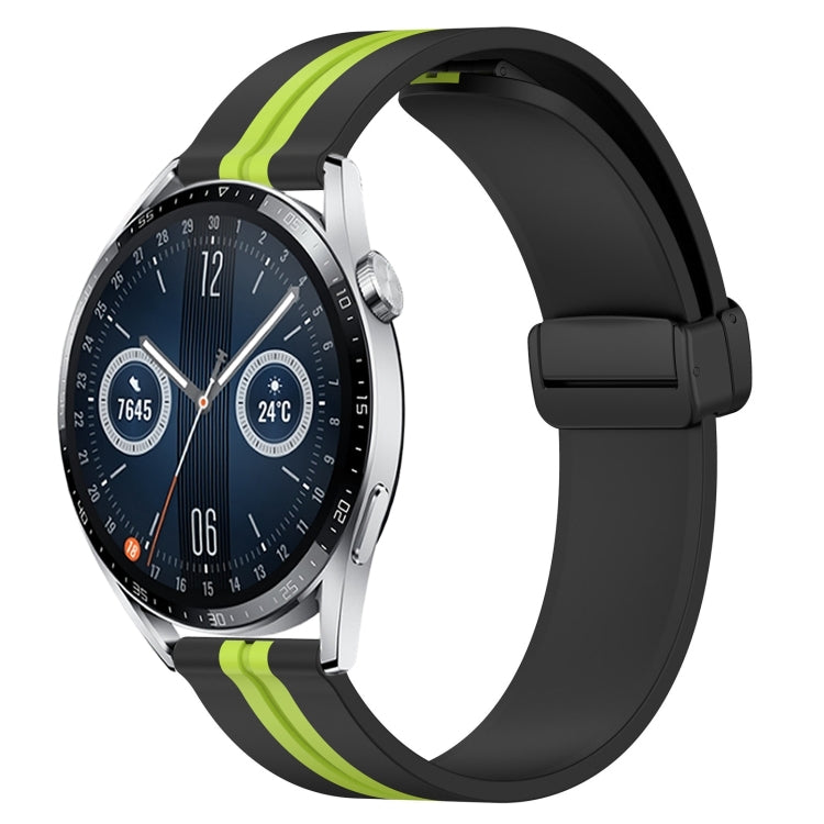 Cinturino in silicone con chiusura magnetica pieghevole da 22 mm, For Huawei Watch GT3 Pro 46mm, For Huawei Watch GT3 46mm