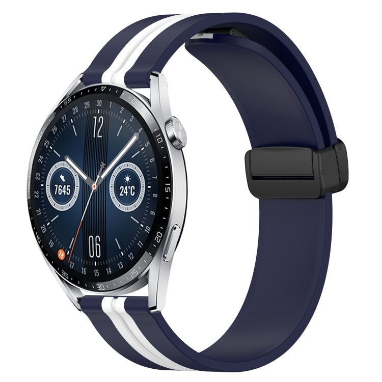 Cinturino in silicone con chiusura magnetica pieghevole da 22 mm, For Huawei Watch GT3 Pro 46mm, For Huawei Watch GT3 46mm