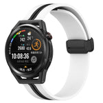Cinturino in silicone con chiusura magnetica pieghevole da 22 mm, For Huawei Watch GT Runner, For Huawei Watch 3