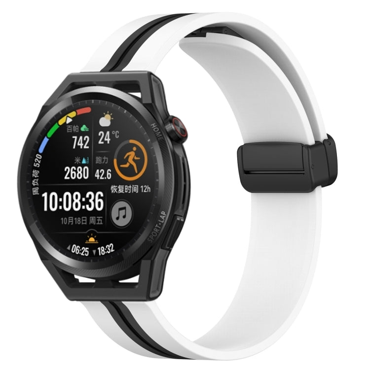 Cinturino in silicone con chiusura magnetica pieghevole da 22 mm, For Huawei Watch GT Runner, For Huawei Watch 3