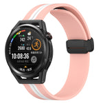 Cinturino in silicone con chiusura magnetica pieghevole da 22 mm, For Huawei Watch GT Runner, For Huawei Watch 3