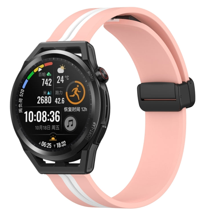 Cinturino in silicone con chiusura magnetica pieghevole da 22 mm, For Huawei Watch GT Runner, For Huawei Watch 3