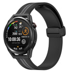 Cinturino in silicone con chiusura magnetica pieghevole da 22 mm, For Huawei Watch GT Runner, For Huawei Watch 3