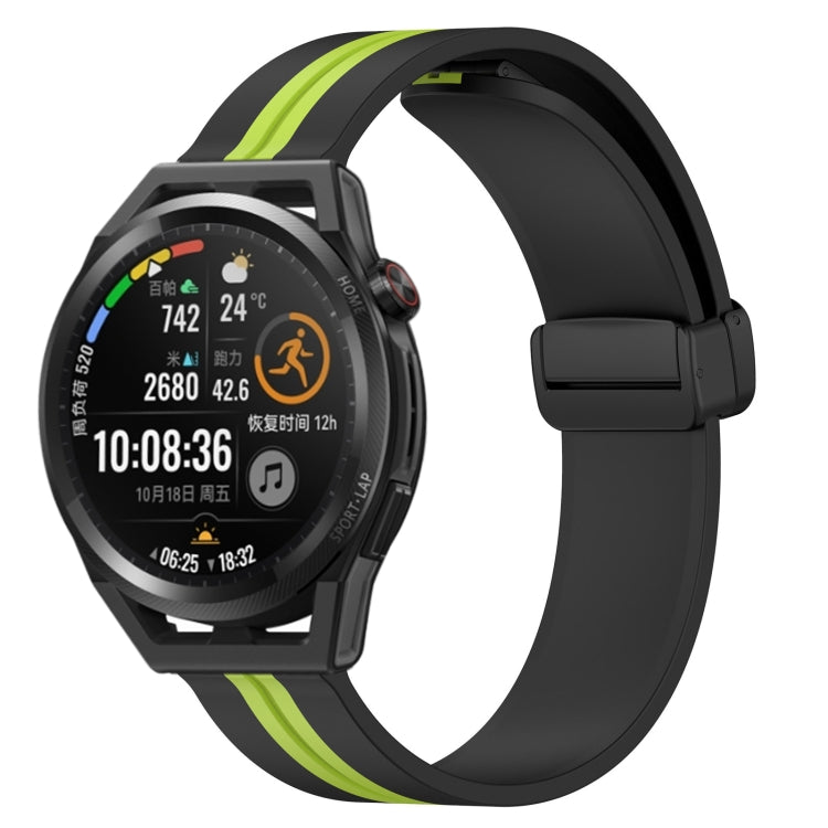 Cinturino in silicone con chiusura magnetica pieghevole da 22 mm, For Huawei Watch GT Runner, For Huawei Watch 3