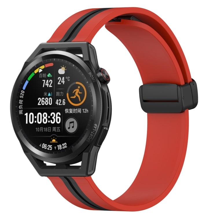 Cinturino in silicone con chiusura magnetica pieghevole da 22 mm, For Huawei Watch GT Runner, For Huawei Watch 3