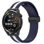 Cinturino in silicone con chiusura magnetica pieghevole da 22 mm, For Huawei Watch GT Runner, For Huawei Watch 3