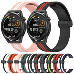 Cinturino in silicone con chiusura magnetica pieghevole da 22 mm, For Huawei Watch GT Runner, For Huawei Watch 3