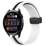 Cinturino in silicone con chiusura magnetica pieghevole da 22 mm, For Huawei Watch GT Runner, For Huawei Watch 3