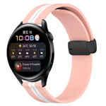Cinturino in silicone con chiusura magnetica pieghevole da 22 mm, For Huawei Watch GT Runner, For Huawei Watch 3