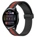 Cinturino in silicone con chiusura magnetica pieghevole da 22 mm, For Huawei Watch GT Runner, For Huawei Watch 3
