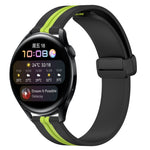 Cinturino in silicone con chiusura magnetica pieghevole da 22 mm, For Huawei Watch GT Runner, For Huawei Watch 3