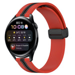 Cinturino in silicone con chiusura magnetica pieghevole da 22 mm, For Huawei Watch GT Runner, For Huawei Watch 3