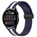 Cinturino in silicone con chiusura magnetica pieghevole da 22 mm, For Huawei Watch GT Runner, For Huawei Watch 3