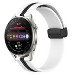 Cinturino in silicone con chiusura magnetica pieghevole da 22 mm, For Huawei Watch 3 Pro, For Huawei GT2 Pro