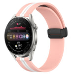 Cinturino in silicone con chiusura magnetica pieghevole da 22 mm, For Huawei Watch 3 Pro, For Huawei GT2 Pro